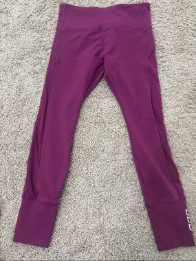 Lorna Jane Plum High-Waist Performance Leggings